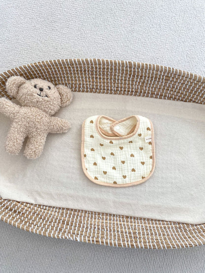Adorable Cartoon U-Shaped Cotton Drool Cloth Muslin Bib